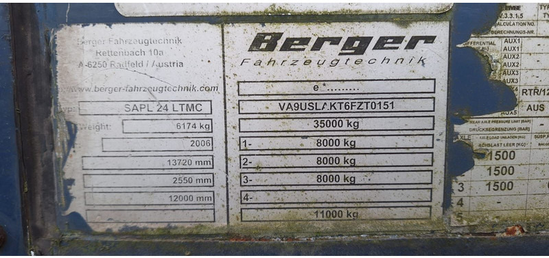 Berger SAPL 24LT_MC Plane Spriegel - Semi-trailer dengan terpal samping: gambar 4 Berger SAPL 24LT_MC Plane Spriegel - Semi-trailer dengan terpal samping: gambar 4