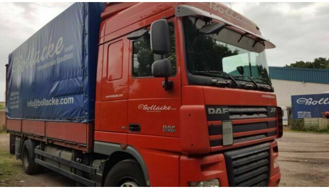 DAF 105-410 XF Plane Spriegel German Truck - Truk dengan terpal samping: gambar 2 DAF 105-410 XF Plane Spriegel German Truck - Truk dengan terpal samping: gambar 2