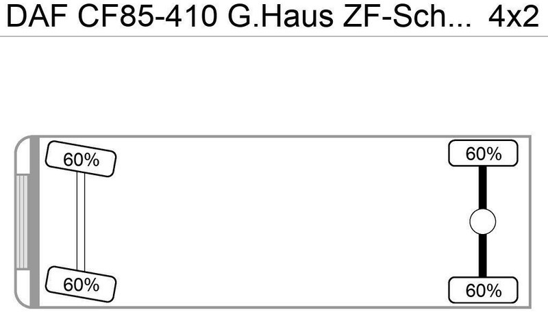 DAF CF85-410 G.Haus ZF-Schalter German Truck - Truk sasis: gambar 4 DAF CF85-410 G.Haus ZF-Schalter German Truck - Truk sasis: gambar 4