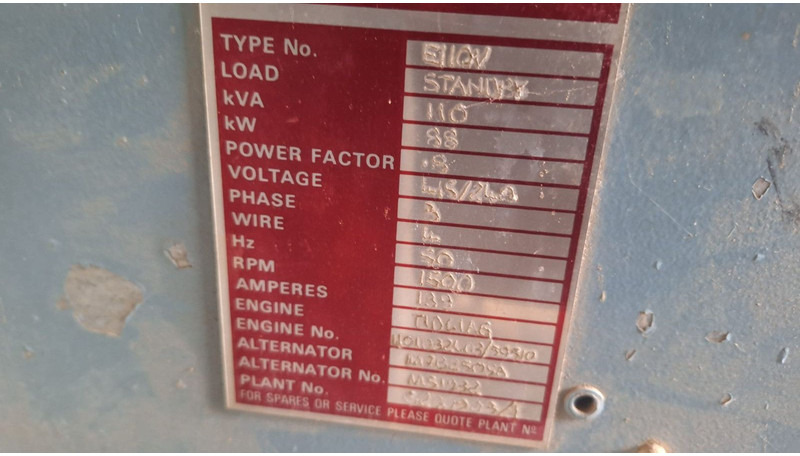 Eurocomach Stromaggregat KVA110 - Genset: gambar 5 Eurocomach Stromaggregat KVA110 - Genset: gambar 5