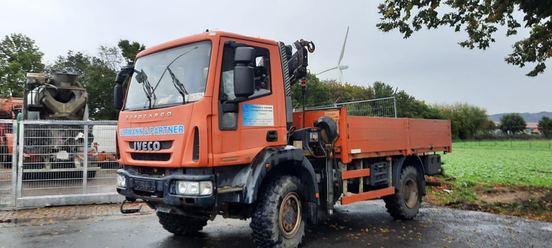 Iveco ML110-220 4x4 mit Kran+Funk - Truk flatbed, Truk derek: gambar 4 Iveco ML110-220 4x4 mit Kran+Funk - Truk flatbed, Truk derek: gambar 4
