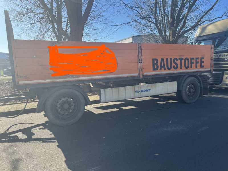 Krone Baustoff Anhänger Luftgefedert ABS - Trailer flatbed: gambar 1 Krone Baustoff Anhänger Luftgefedert ABS - Trailer flatbed: gambar 1