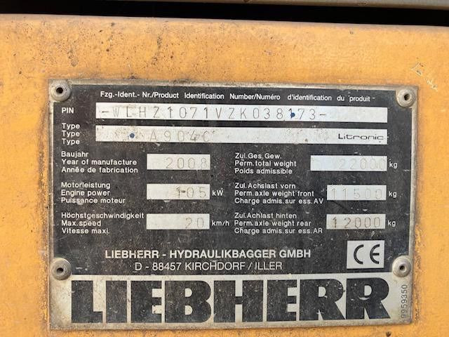Mesin pengisi Liebherr A904C Umschlagbagger Greifer +Magnetvorbereitun: gambar 7 Mesin pengisi Liebherr A904C Umschlagbagger Greifer +Magnetvorbereitun: gambar 7
