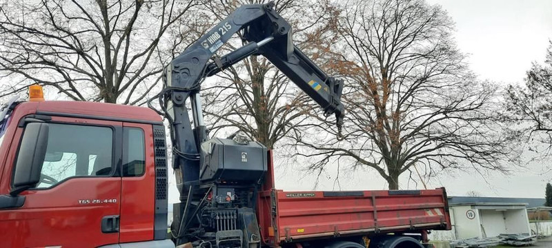 MAN 26.440TGS Kipper+Kran Meiller/Stahl - Truk jungkit, Truk derek: gambar 3 MAN 26.440TGS Kipper+Kran Meiller/Stahl - Truk jungkit, Truk derek: gambar 3