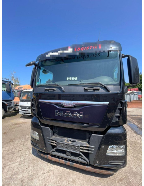 MAN TGX 26.440 6x2 LLW Pritsche mit Kran Palfinge - Truk flatbed, Truk derek: gambar 4 MAN TGX 26.440 6x2 LLW Pritsche mit Kran Palfinge - Truk flatbed, Truk derek: gambar 4