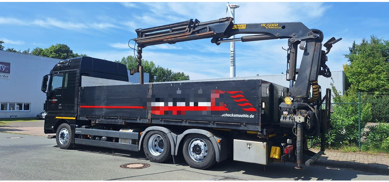 MAN TGX 26.440 6x2 LLW Pritsche mit Kran Palfinge - Truk flatbed, Truk derek: gambar 2 MAN TGX 26.440 6x2 LLW Pritsche mit Kran Palfinge - Truk flatbed, Truk derek: gambar 2