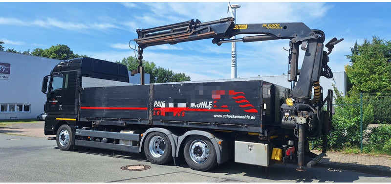 MAN TGX 26.440L 6x2 Pritsche mit Kran Palfinge - Truk flatbed, Truk derek: gambar 3 MAN TGX 26.440L 6x2 Pritsche mit Kran Palfinge - Truk flatbed, Truk derek: gambar 3