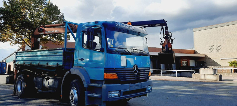 Mercedes-Benz 1828K 4x2 Kipper KRAN+Funk/Greifer - Truk jungkit, Truk derek: gambar 4 Mercedes-Benz 1828K 4x2 Kipper KRAN+Funk/Greifer - Truk jungkit, Truk derek: gambar 4