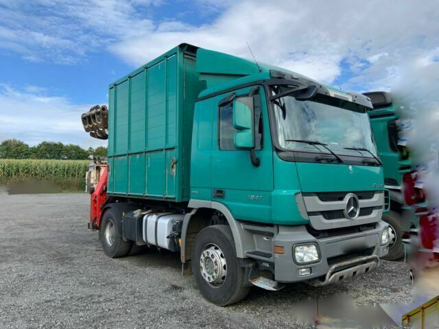Mercedes-Benz 1844K 4x2 Kipper mit Kran Blattgefedert - Truk jungkit, Truk derek: gambar 2 Mercedes-Benz 1844K 4x2 Kipper mit Kran Blattgefedert - Truk jungkit, Truk derek: gambar 2