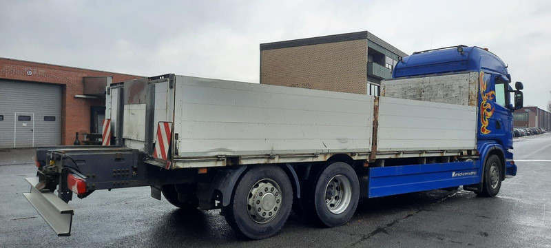 Scania G440 Pritsche 6x2 Kran am Heck vor - Truk flatbed, Truk derek: gambar 4 Scania G440 Pritsche 6x2 Kran am Heck vor - Truk flatbed, Truk derek: gambar 4