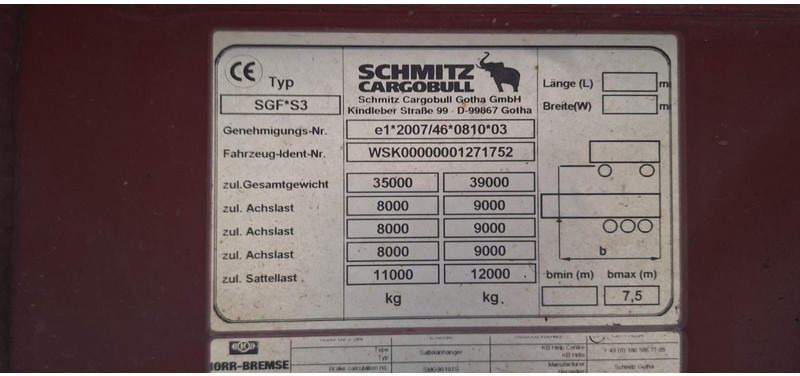 Schmitz Cargobull Kippmulde 26 Kubik Stahlaufbau - Semi-trailer jungkit: gambar 5 Schmitz Cargobull Kippmulde 26 Kubik Stahlaufbau - Semi-trailer jungkit: gambar 5