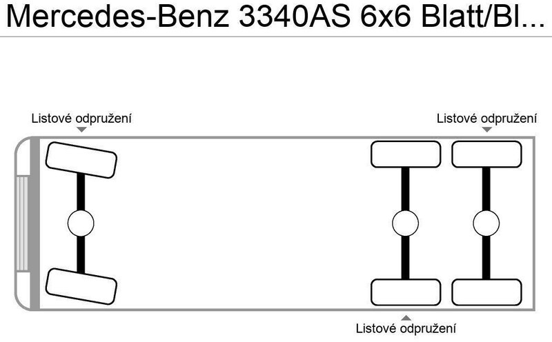 Mercedes-Benz 3340AS 6x6 Blatt/Blatt German Truck - Tractor head: gambar 3 Mercedes-Benz 3340AS 6x6 Blatt/Blatt German Truck - Tractor head: gambar 3