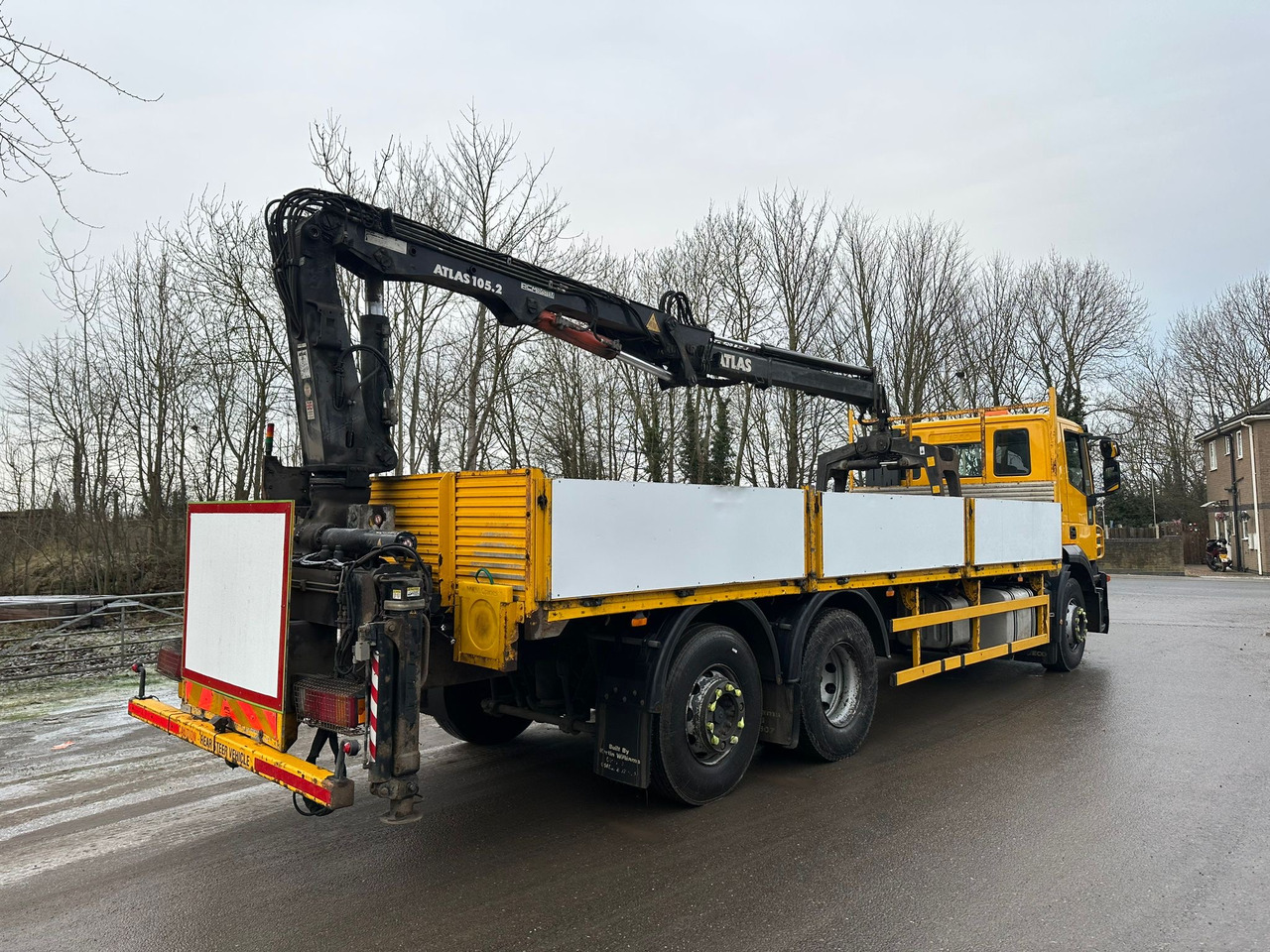 Truk flatbed 2013 Iveco Strails Dropside/Crane Truck: gambar 12