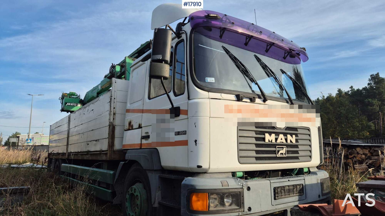 2000 MAN 18.284 - Truk flatbed, Truk derek: gambar 3 2000 MAN 18.284 - Truk flatbed, Truk derek: gambar 3