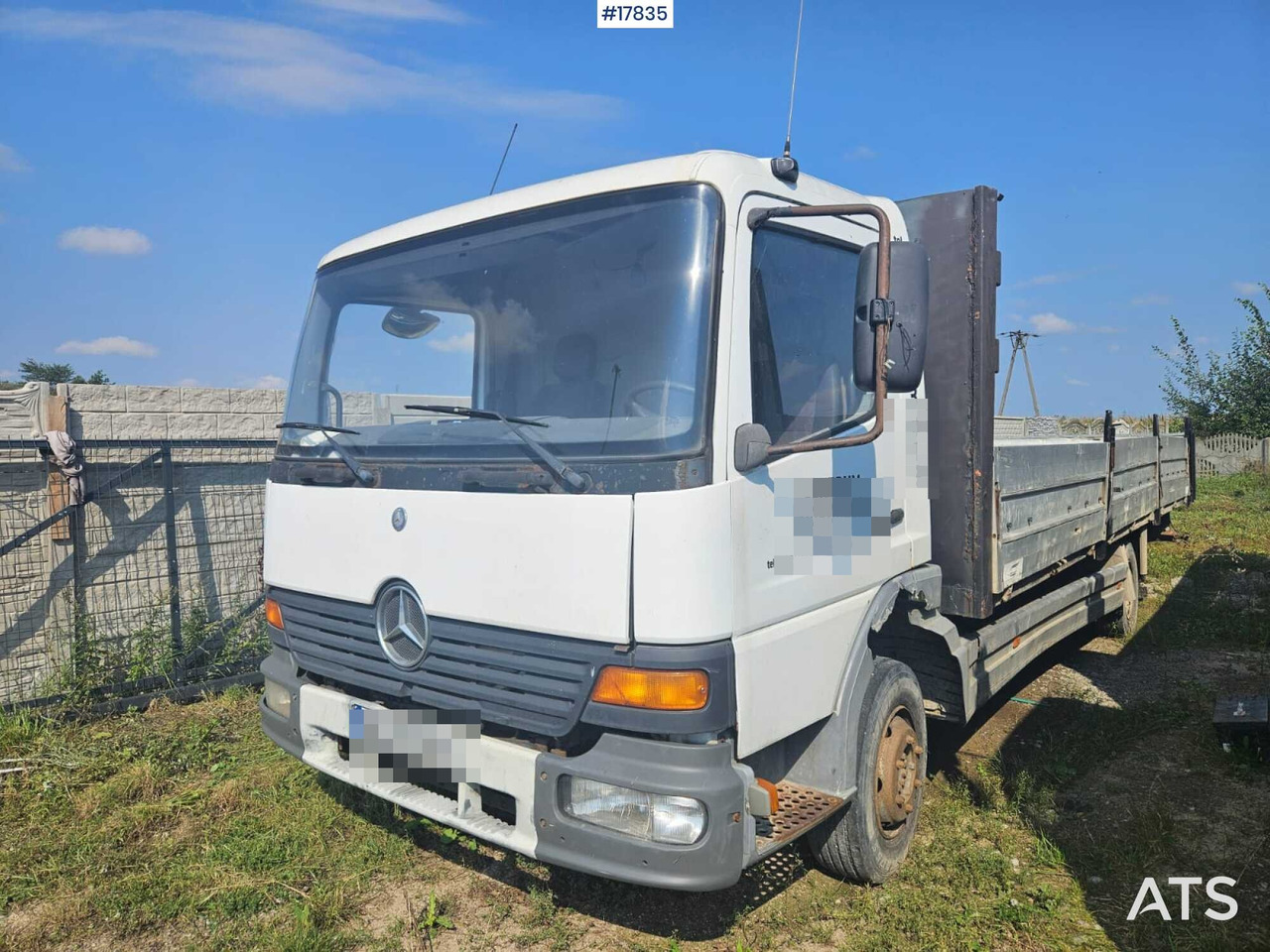 2003 Mercedes Atego 918 - Truk flatbed: gambar 1 2003 Mercedes Atego 918 - Truk flatbed: gambar 1