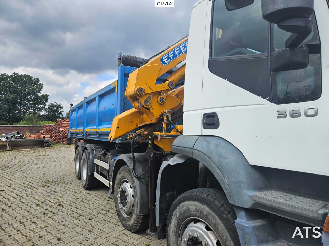 Truk derek, Truk jungkit 2007 Iveco   Trakker +EFFER 210 3s: gambar 9