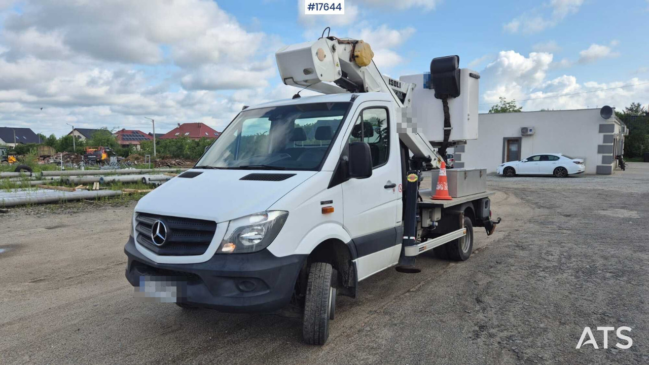 2017 Mercedes-Benz Sprinter 516 CDI - Platform udara yang dipasang di truk: gambar 1 2017 Mercedes-Benz Sprinter 516 CDI - Platform udara yang dipasang di truk: gambar 1
