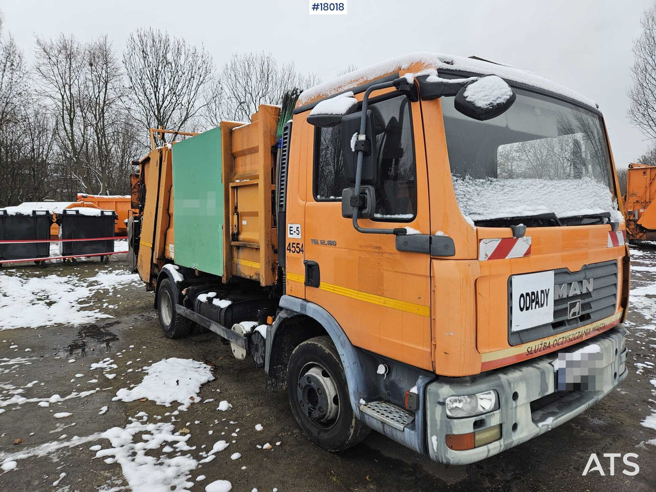 Samochód ciężarowy MAN TGA 12.180 (2007) zabudowa śmieciarki EKOCEL mini - Truk sampah: gambar 1 Samochód ciężarowy MAN TGA 12.180 (2007) zabudowa śmieciarki EKOCEL mini - Truk sampah: gambar 1