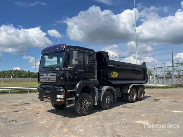 2006 MAN TGA41.430 8x8 Twin-Steer Sleeper Tri/A Dump Truck - Truk jungkit: gambar 1 2006 MAN TGA41.430 8x8 Twin-Steer Sleeper Tri/A Dump Truck - Truk jungkit: gambar 1