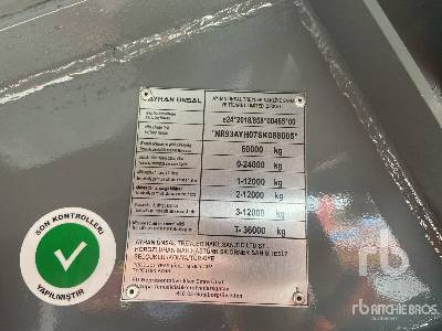 AYHAN UNSAL 2025 - Semi-trailer low bed: gambar 5 AYHAN UNSAL 2025 - Semi-trailer low bed: gambar 5