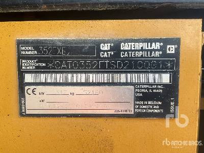 CAT 352FXE - Ekskavator perayap: gambar 5 CAT 352FXE - Ekskavator perayap: gambar 5