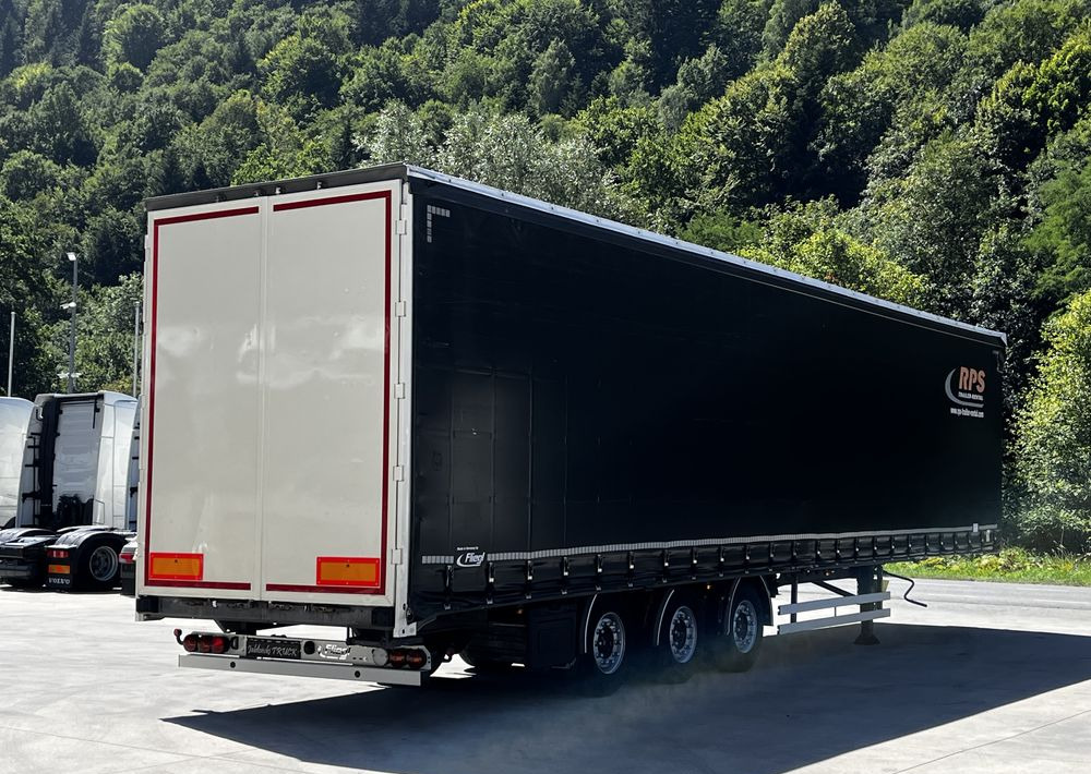 Fliegl Firanka Mega // 2017 Rok // SAF // Ocynk // Oś podnoszona // - Semi-trailer dengan terpal samping: gambar 1 Fliegl Firanka Mega // 2017 Rok // SAF // Ocynk // Oś podnoszona // - Semi-trailer dengan terpal samping: gambar 1