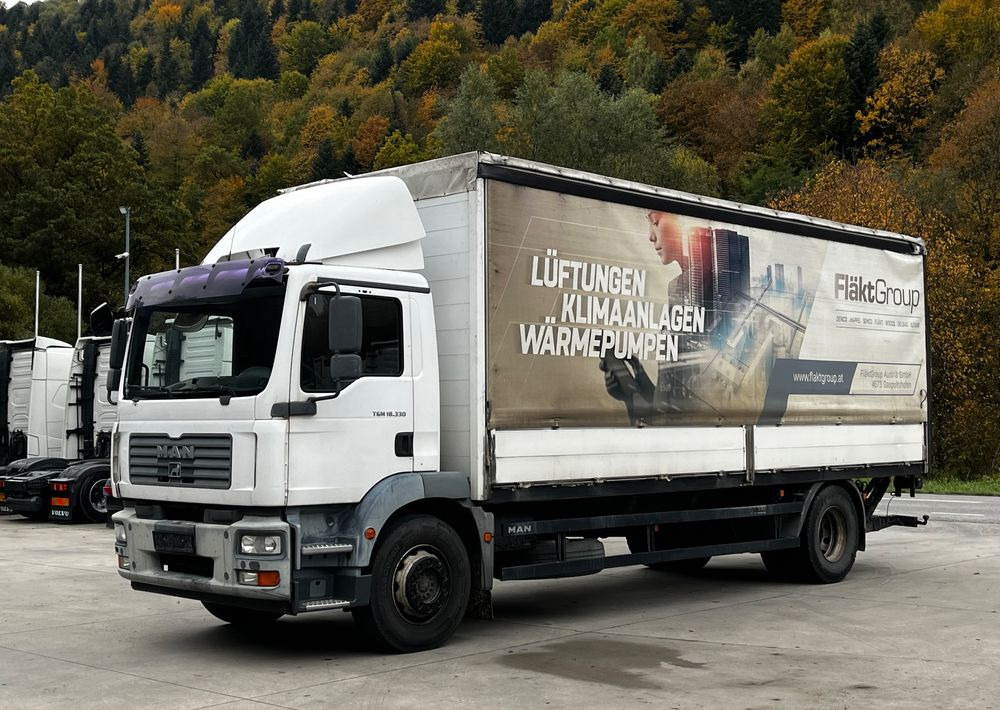 MAN TGM 18.330 4x2 // Zabudowa Burtowa // Manual // Specjalny // Ładowność 9600kg // - Truk dengan terpal samping: gambar 1 MAN TGM 18.330 4x2 // Zabudowa Burtowa // Manual // Specjalny // Ładowność 9600kg // - Truk dengan terpal samping: gambar 1