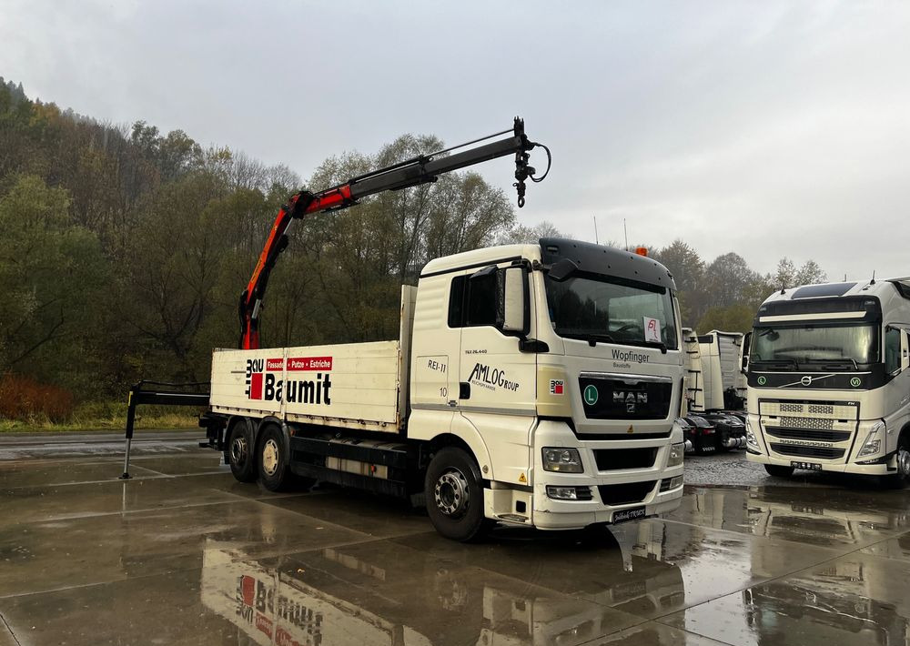 MAN TGX 26.440 // 2009 // Palfinger PK 12001EH Radio // Oś skrętna i podnoszona // - Truk flatbed, Truk derek: gambar 3 MAN TGX 26.440 // 2009 // Palfinger PK 12001EH Radio // Oś skrętna i podnoszona // - Truk flatbed, Truk derek: gambar 3