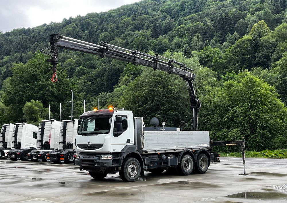 Renault Kerax 380 EEV // Skrzynia Burtowa // HIAB XS166 Hipro + Radio // Zwolnice //  // - Truk flatbed, Truk derek: gambar 2 Renault Kerax 380 EEV // Skrzynia Burtowa // HIAB XS166 Hipro + Radio // Zwolnice //  // - Truk flatbed, Truk derek: gambar 2