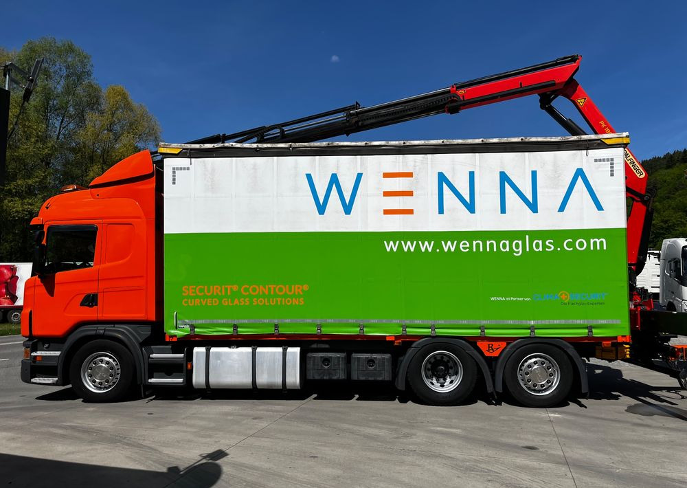 Scania G420 // Tandem // HDS Palfinger 18002 EH // Przyczepa // Oś skrętna podnoszona // Video !!! - Truk dengan terpal samping, Trailer dengan terpal samping: gambar 3 Scania G420 // Tandem // HDS Palfinger 18002 EH // Przyczepa // Oś skrętna podnoszona // Video !!! - Truk dengan terpal samping, Trailer dengan terpal samping: gambar 3