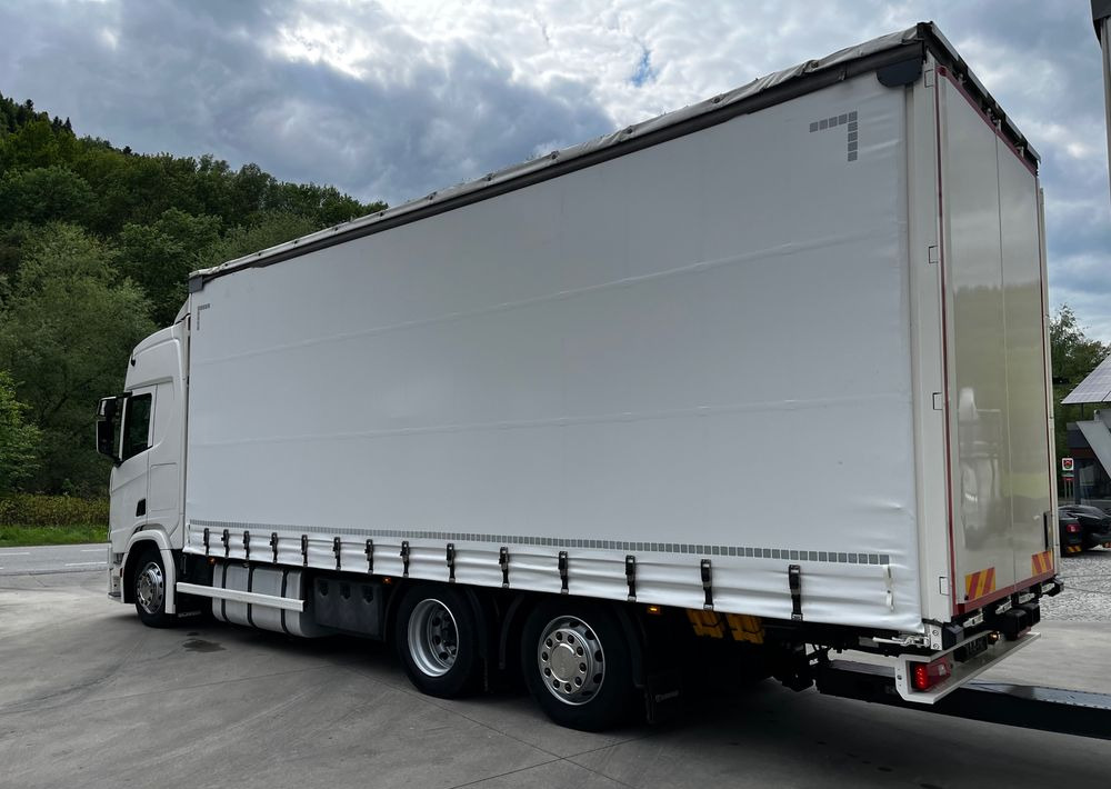 Scania R410 // 2018 // Retarder // Tandem 7.7+7.7 // Przyczepa Krone // Oś podnosozna // - Truk dengan terpal samping: gambar 5 Scania R410 // 2018 // Retarder // Tandem 7.7+7.7 // Przyczepa Krone // Oś podnosozna // - Truk dengan terpal samping: gambar 5