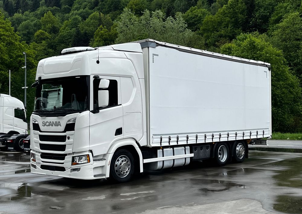 Scania R410 // 2018 Rok 6x2 // Retarder // Automat // Led // Navi // 77 // - Truk dengan terpal samping: gambar 1 Scania R410 // 2018 Rok 6x2 // Retarder // Automat // Led // Navi // 77 // - Truk dengan terpal samping: gambar 1