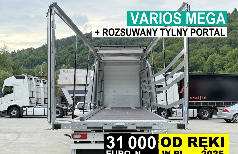 Schmitz Cargobull MEGA VARIOS + BDE - Semi-trailer dengan terpal samping: gambar 1 Schmitz Cargobull MEGA VARIOS + BDE - Semi-trailer dengan terpal samping: gambar 1