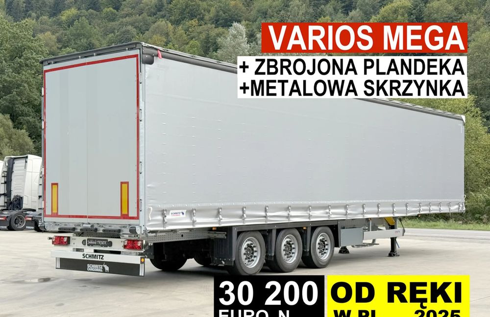Schmitz Cargobull MEGA VARIOS - Semi-trailer dengan terpal samping: gambar 1 Schmitz Cargobull MEGA VARIOS - Semi-trailer dengan terpal samping: gambar 1