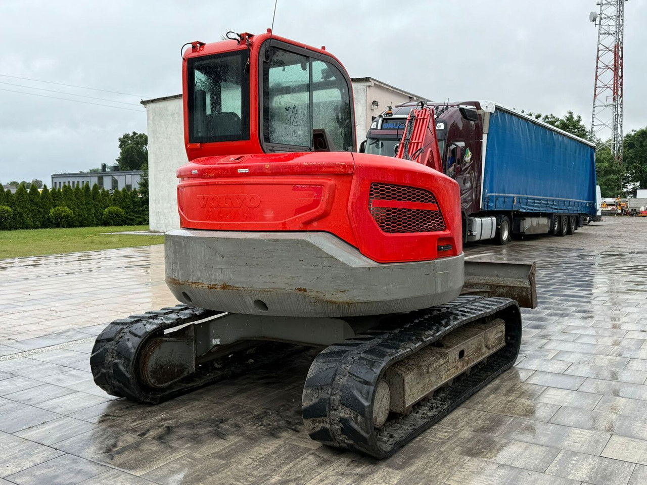 Ekskavator perayap Volvo ECR88D Koparka gąsienicowa 2017 rok Tylko 4701 MOT Ogodzin: gambar 8