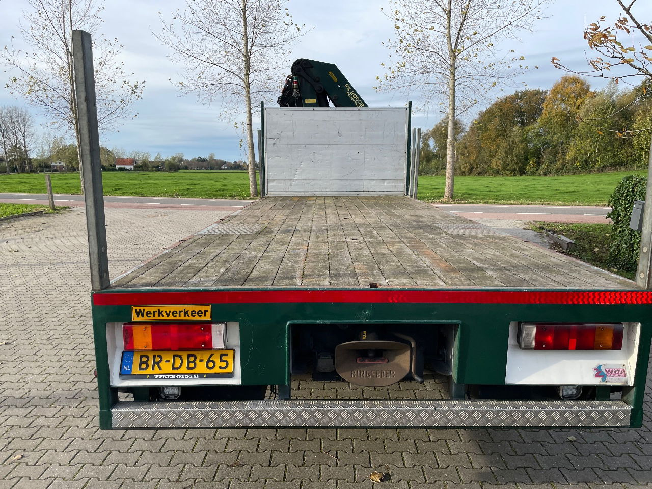 DAF CF 75.310 With Palfinger PK20002 crane - Truk flatbed, Truk derek: gambar 5 DAF CF 75.310 With Palfinger PK20002 crane - Truk flatbed, Truk derek: gambar 5