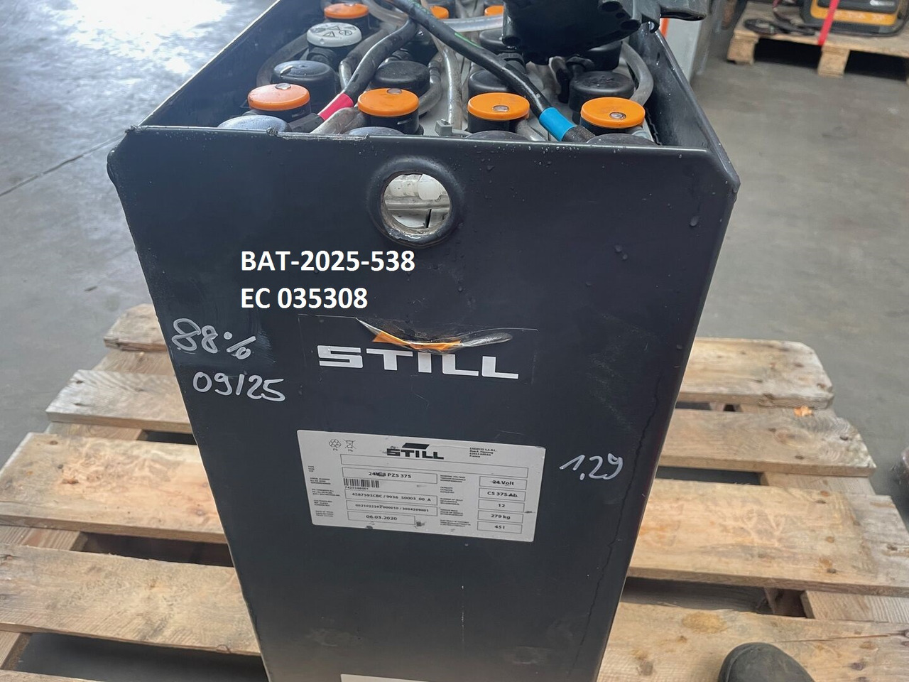 Hawker 24 Volt I 3 PZS 375 - Baterai untuk Peralatan untuk menangani material: gambar 5 Hawker 24 Volt I 3 PZS 375 - Baterai untuk Peralatan untuk menangani material: gambar 5