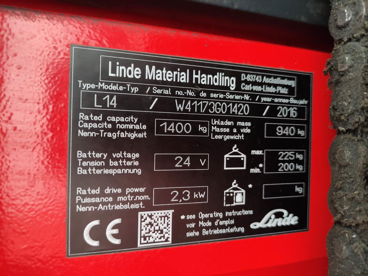 Linde L14i-1173 (M) - Penumpuk: gambar 5 Linde L14i-1173 (M) - Penumpuk: gambar 5