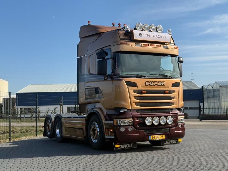 Scania R730 V8 V8, SHOWTRUCK VOLLUCHT, RETARDER, HYDRAULIEK, BOOGIE, ALU WIELEN, LEER. - Tractor head: gambar 2 Scania R730 V8 V8, SHOWTRUCK VOLLUCHT, RETARDER, HYDRAULIEK, BOOGIE, ALU WIELEN, LEER. - Tractor head: gambar 2