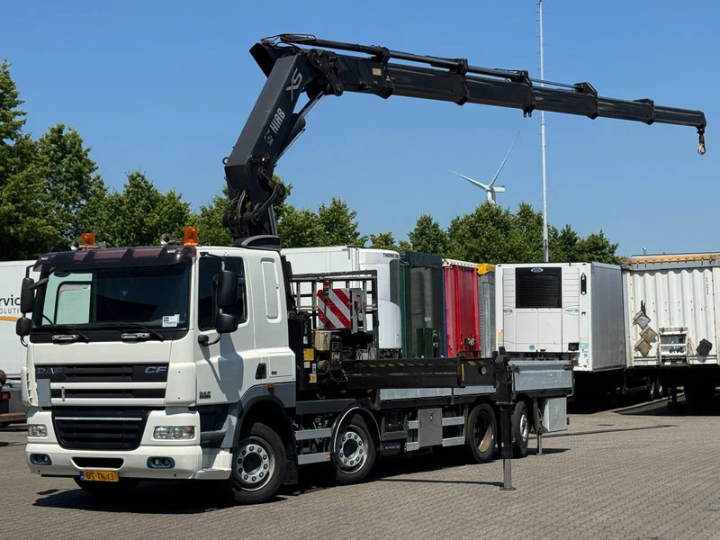 DAF CF 85.360 8x2*6 HIAB 42T/m Crane - Truk flatbed, Truk derek: gambar 1 DAF CF 85.360 8x2*6 HIAB 42T/m Crane - Truk flatbed, Truk derek: gambar 1