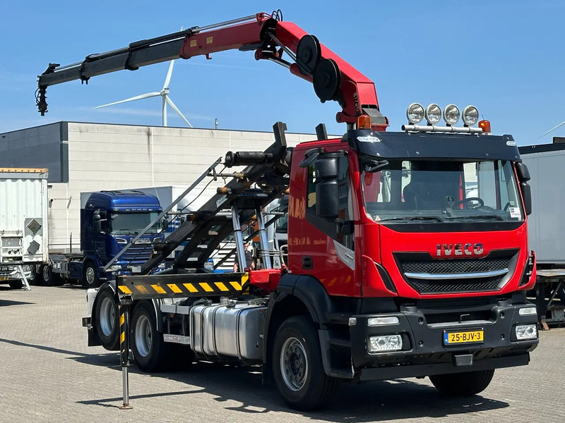 Iveco Stralis 400 6x2 HMF 1720 K3 Kraan Met 24T HTS Kabel Systeem / Rotator / Euro 6 - Truk pembawa sistem kabel, Truk derek: gambar 3 Iveco Stralis 400 6x2 HMF 1720 K3 Kraan Met 24T HTS Kabel Systeem / Rotator / Euro 6 - Truk pembawa sistem kabel, Truk derek: gambar 3