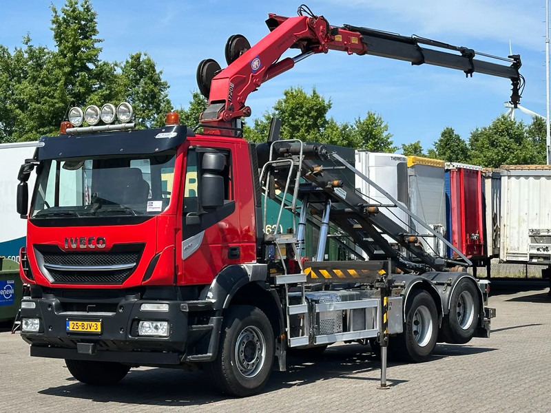Iveco Stralis 400 6x2 HMF 1720 K3 Kraan Met 24T HTS Kabel Systeem / Rotator / Euro 6 - Truk pembawa sistem kabel, Truk derek: gambar 1 Iveco Stralis 400 6x2 HMF 1720 K3 Kraan Met 24T HTS Kabel Systeem / Rotator / Euro 6 - Truk pembawa sistem kabel, Truk derek: gambar 1