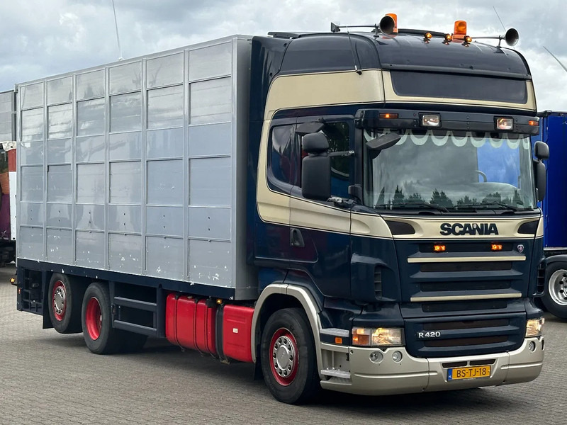 Scania R420 6x2 Topline / 3 Stock Animal Transport / Retarder / Euro 5 - Truk pengangkut hewan: gambar 2 Scania R420 6x2 Topline / 3 Stock Animal Transport / Retarder / Euro 5 - Truk pengangkut hewan: gambar 2
