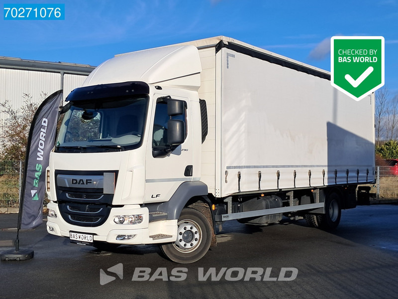 DAF LF 290 4X2 16tonner Automatic Ladebordwand ACC Euro 6 - Truk dengan terpal samping: gambar 1 DAF LF 290 4X2 16tonner Automatic Ladebordwand ACC Euro 6 - Truk dengan terpal samping: gambar 1