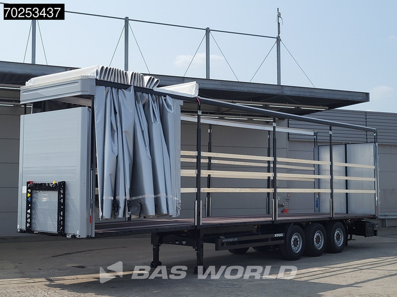 Kögel S24-1 3 axles NEW HUBDACH Liftachse Lifting+ Sliding Roof - Semi-trailer dengan terpal samping: gambar 2 Kögel S24-1 3 axles NEW HUBDACH Liftachse Lifting+ Sliding Roof - Semi-trailer dengan terpal samping: gambar 2