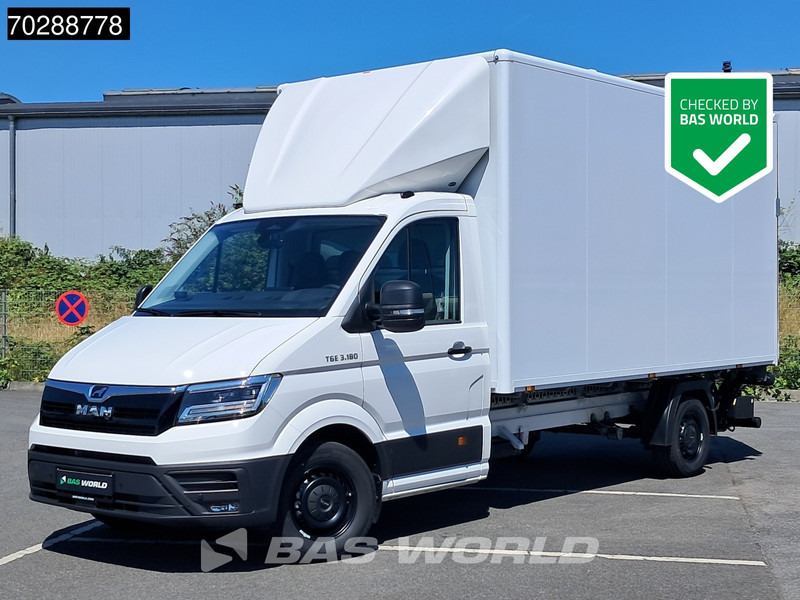 MAN TGE 3.180 Neu! Automatik 2025 Facelift Koffer Ladebordwand Navi Klima Tempomat LED Euro6 21m3 A/C Cruise control - Van box: gambar 1 MAN TGE 3.180 Neu! Automatik 2025 Facelift Koffer Ladebordwand Navi Klima Tempomat LED Euro6 21m3 A/C Cruise control - Van box: gambar 1