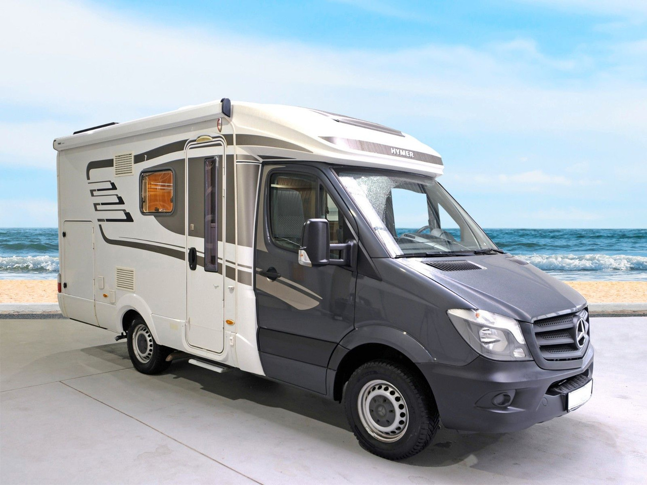 HYMER / ERIBA / HYMERCAR ML-T 540 / Automatik / Festbett / PREISKNALLER - Mobil rumah semi-terintegrasi: gambar 1 HYMER / ERIBA / HYMERCAR ML-T 540 / Automatik / Festbett / PREISKNALLER - Mobil rumah semi-terintegrasi: gambar 1