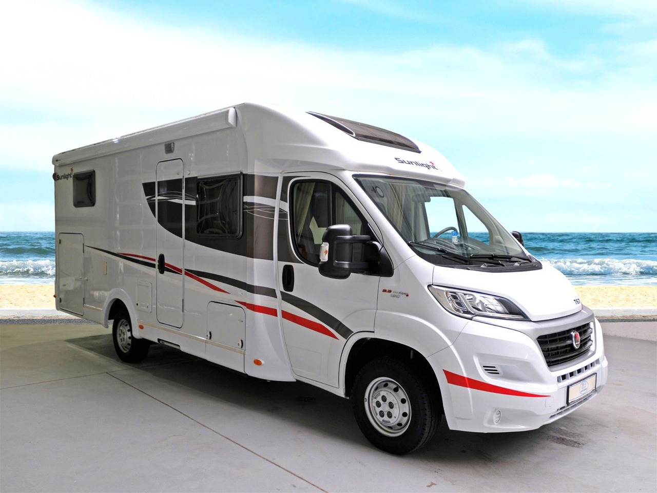 Sunlight T 67/1.Hand/Einzelbetten+Hubbett/TOP - Mobil rumah semi-terintegrasi: gambar 1 Sunlight T 67/1.Hand/Einzelbetten+Hubbett/TOP - Mobil rumah semi-terintegrasi: gambar 1