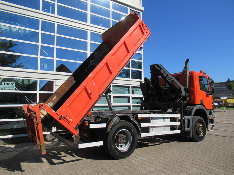 Scania P 114 CB 4x4 HZ 340 3-W. Tipper - 3-S. Kipper + HMF 1063 Crane Kran - Truk jungkit, Truk derek: gambar 5 Scania P 114 CB 4x4 HZ 340 3-W. Tipper - 3-S. Kipper + HMF 1063 Crane Kran - Truk jungkit, Truk derek: gambar 5