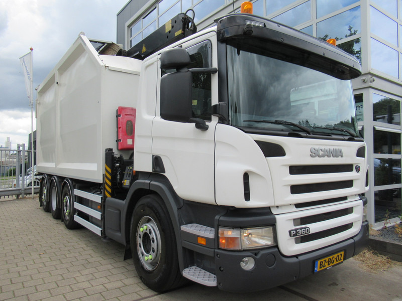 Scania P360 B 8X2*6 Kipper + Palfinger 22T/M - Truk jungkit, Truk derek: gambar 4 Scania P360 B 8X2*6 Kipper + Palfinger 22T/M - Truk jungkit, Truk derek: gambar 4